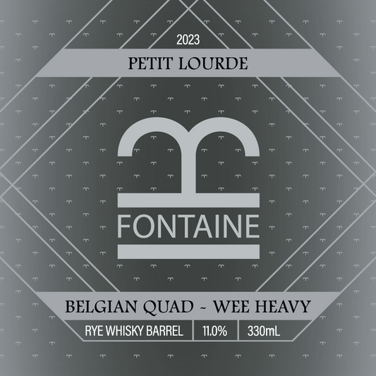 Petit Lourde 2023 - Belgian Quad - Wee Heavy - Rye Whisky Barrel - 330mL