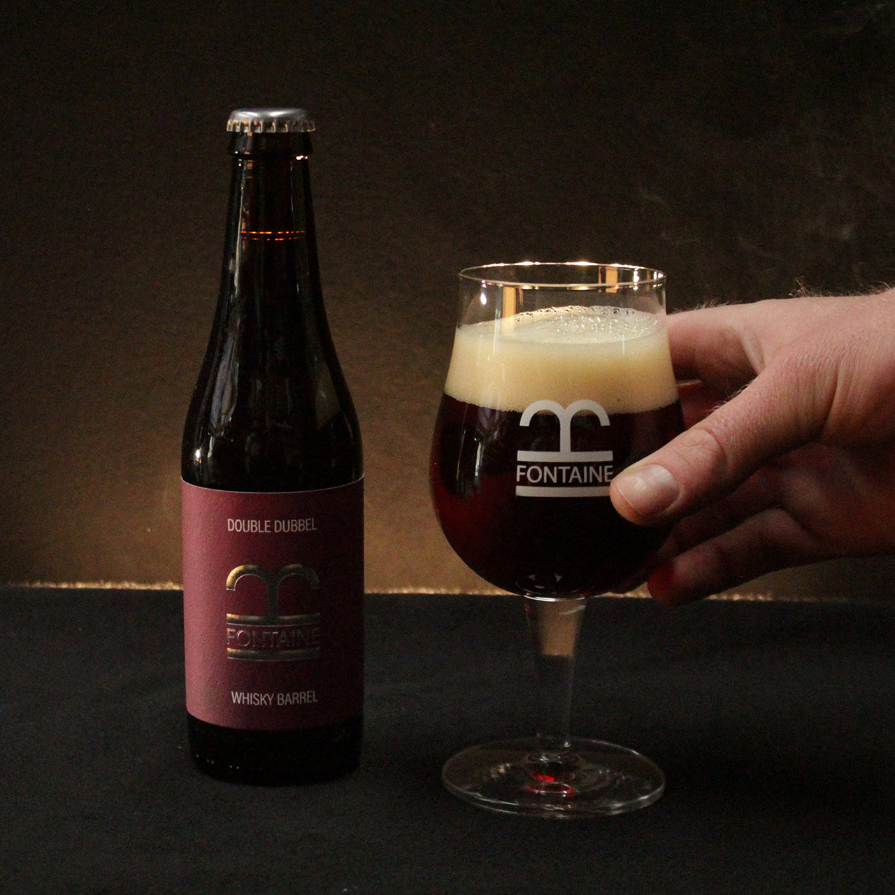 (Dark series 2 of 4) Double Dribble - Double Dubbel (Strong) - Whisky Barrel - 330mL