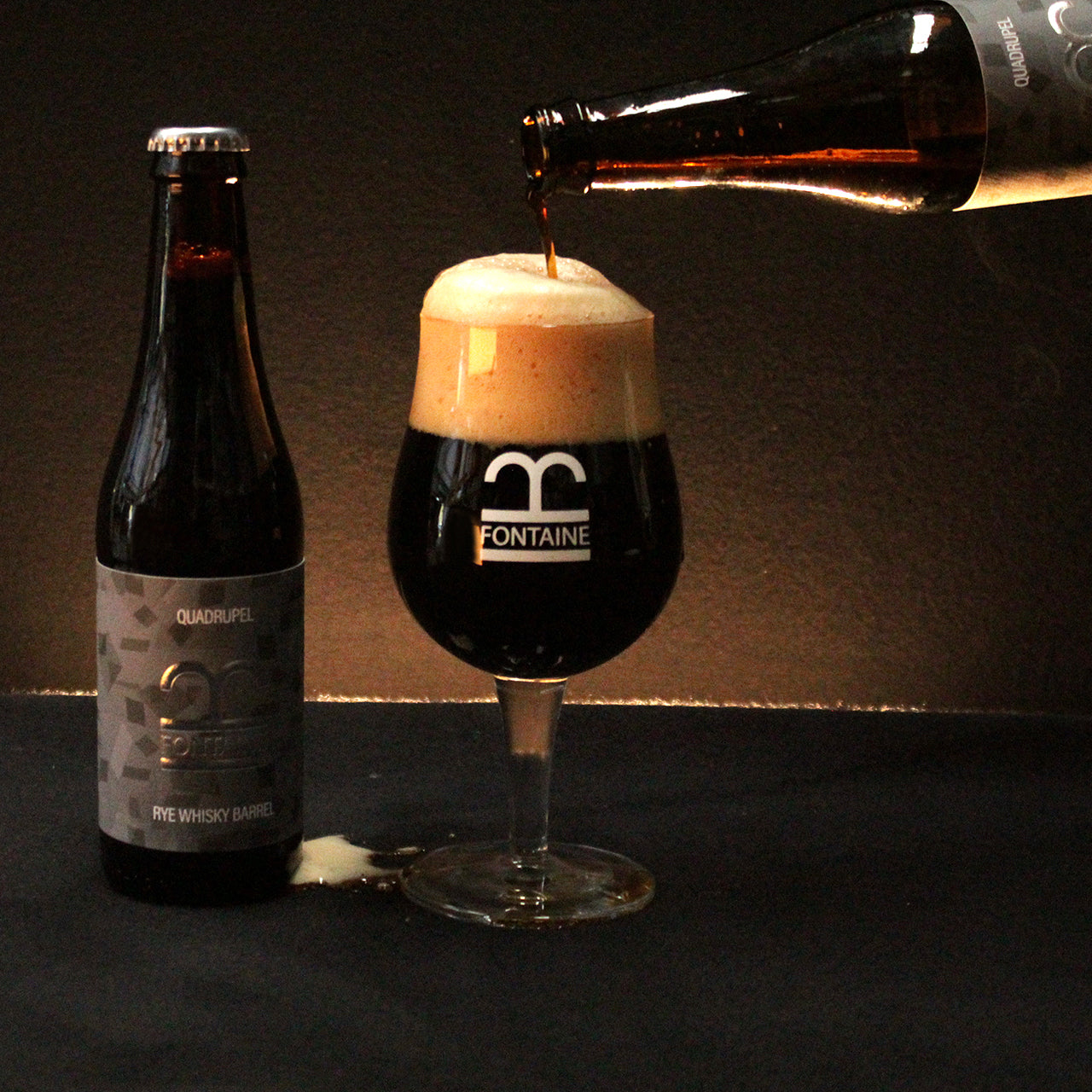 (Dark series 3 of 4) 4 Sides To Every Story - Quadrupel - Rye Whisky Barrel - 330mL