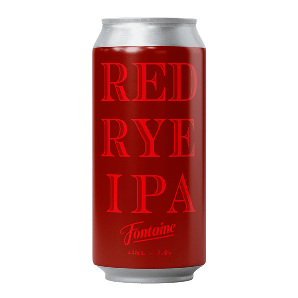 Red Red Rye - Red Rye IPA - 440mL Can – Beer Fontaine